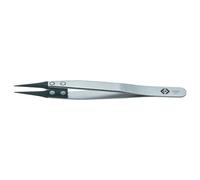 C.K Carbofib ESD Tweezers, 130 mm, Extra Slim Fine Tips, Anti-Magnetic | Tips heat resistant to 270°C, Acid and corrosion resistant steel bow, Precision welded joint for consistent action