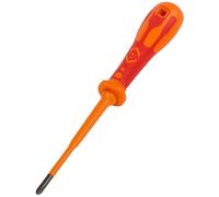 C.K Dextro VDE Ultra Slim Modulo Electrical Screwdriver MOD2 x 125mm, SL/PZ Plusminus Thin, Electricians Insulated Terminal MCB Screwdrivers, Grip Tip, Fuse Board Screw Driver, Hand Tools T49245