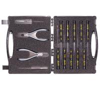 C.K ESD Electronics Tool Kit, 14 Piece Precision Set | Drop Forged Special Alloy Steel, Hardened and Tempered Construction, Precision Box Joint Construction, IEC 61340 Compliance