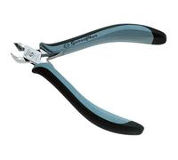 C.K ESD Oblique Cutter 120mm, Extra Full Flush Cut for Electronics | Drop Forged Special Alloy Steel, Hardened and Tempered Construction, Precision Box Joint Alignment, Induction Hardened Jaws