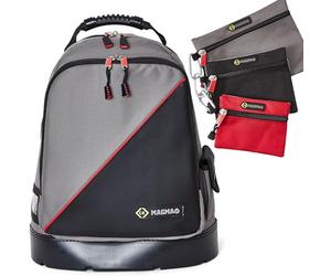 C.K MAGMA 2pc Kit, Tool Rucksack Plus & 3 Pocket Pouch Set MA2635-AMZ, Multicolor, Technician's Belt