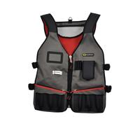 C.K Magma Technicians Tool Vest, Water Resistant, Adjustable and Breathable Utility Apron for Electricians, Plumbers and Tradesmen, Work Vest with 14 Pockets and Holders, MA2729 by CK Tools