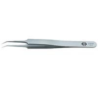 C.K Precision Tweezers, 110 mm, Superfine 60 Degree Tips, Stainless Steel | Acid and corrosion resistant stainless steel bow, Anti-magnetic construction, Polished matt surface