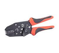 C.K Ratchet Crimping Pliers for Bootlace Ferrules 10-25mm², Multicolor (T3683A)