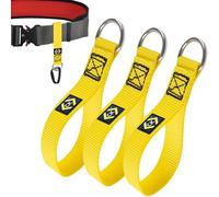 C.K Safety Belt Loop 3 Pack, Drop Prevention Tool Tether Loop Belt Attachment, High-Visibility Contrast Stitching, 4kg Load, ANSI/ISEA 121-2018, Fits 85 mm Belts, Lightweight & Durable, CK Tools T8001