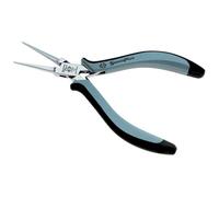 C.K SensoPlus ESD Needle Nose Pliers 160mm, Smooth Jaws for Electronics | Drop Forged Alloy Steel, Hardened and Tempered Construction, Precision Box Joint Alignment, Spot Welded Double Leaf Springs