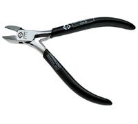C.K Side Cutters 115mm, Full Flush Cut, Oval Head for Electronics | Drop Forged Special Alloy Steel, Hardened and Tempered Construction, Precision Box Joint Alignment, Induction Hardened Jaws