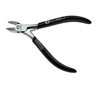 C.K Side Cutters 115mm, Mini Bevel, Oval Head for Electronics | Drop Forged Special Alloy Steel, Hardened and Tempered Construction, Precision Box Joint Alignment, Induction Hardened Jaws