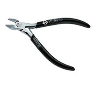 C.K Side Cutters 120mm, Mini Bevel, Oval Head for Electronics | Drop Forged Special Alloy Steel, Hardened and Tempered Construction, Hardened Cutting Jaws, Spot Welded Double Leaf Springs