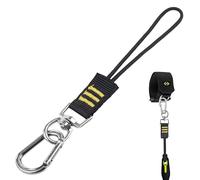 C.K Swivel Tool Tether Loop with Reinforced Core, Universal Flexible Fit, Quick Attach Carabiner, Work at Height Safety Lanyard, Drop Prevention, Scaffolding, Ladders, Platforms, PPE, CK Tools T8007