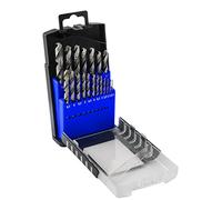 C.K T3103 HSS Split Point Drill Bit, 0 V, Grey, Set of 19 Piece