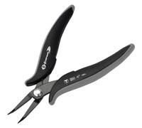 C.K T3892 Ecotronic ESD Bent Snipe Nose Pliers, Black