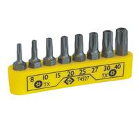 CK 8 Piece Security Torx Screwdriver Bit Set