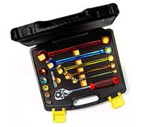 CK Tools T4659 12 Piece Coloured 3/8" Sure Drive Socket & Spanner Set