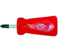 C.K T4816 1 PZ1 x 25 mm Stubby Pozidriv Screwdriver