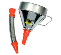 C.K T6274 2 Metal Funnel, Silver/Orange