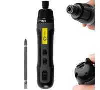 C.K Tools Electric Screwdriver, 3.6V Rechargeable, 6 Torque Levels, USB-C | 2000mAh battery, up to 200min runtime, 1hr charge, 20Nm manual tightening, 6.35mm locking quick-release chuck, PZ2/SL4 bit