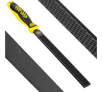 C.K Tools File Rasp 200mm Double Sided Flat, Bastard Rasp & Bastard Cut, High Carbon Black Oxide Steel, Ergonomic Two Component Grip, Secure Tang Bond, Lanyard Compatible for Versatile Use CK T0106A 8