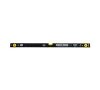 C.K Tools Long Spirit Level 1m, Heavy Duty Aluminium Box, 0.5mm/m, 3 Vials | 300° Curved Horizontal Viewing, 150° Vertical Visibility, Reinforced Supports, Rubberised End Caps, Integrated Metric Scale