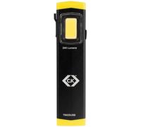 C.K Tools Mini Inspection Light, Rechargeable 240 Lumen COB LED Magnetic Clip On Lamp for Mechanics and Electricians, Compact Hands Free USB-C Work Torch and Pocket Inspection Light CK T9423USB
