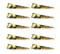 C.K Tools Sabretooth Trade Handsaw Set 10 Piece, Universal Wood Hand Saw Range, Triple Ground Teeth, 20in 500mm SK5 Steel Blade, Cushion Grip Handle, Panel Rip Crosscut Carpentry CK T0840 20