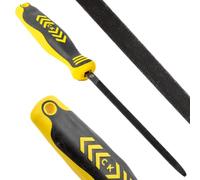 C.K Tools Saw File Slim 150mm Three Square Tapered Point, High Carbon Black Oxide Steel, Ergonomic Two Component Grip, Secure Tang Bond, Lanyard Compatible, Precision Saw Sharpening Filing CK T0073A 6