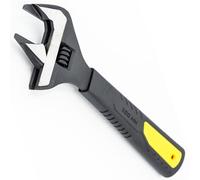 C.K Tools Slim Jaw Adjustable Wrench 200mm for Electricians, SWA Glands & Locking Nuts, 2.5mm Angled, 39mm Capacity, 15° Offset Head, Chrome Vanadium, Adjustable Spanner, Corrosion Resistant, CK T4766