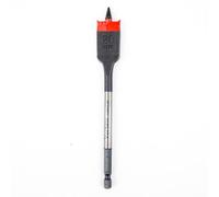 C.K Tools Vorteck Fast Flat Wood Drill Bit 20mm x 152mm, Threaded Self-Driving Tip, Impact Rated 1/4" Hex Quick Lock Shank, Heat Treated Carbon Steel, Wood Plastic Composite CK T2953-20