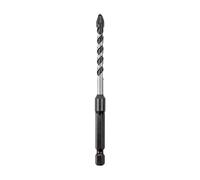 C.K Tools Vorteck HD Masonry and Tile Drill Bit 6mm x 105mm, Arrow Tip Carbide Impact Rated, 1/4 Inch Hex Quick Change Shank for Brick Concrete and Tile Fixings, CK T3115 060