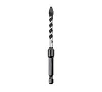 C.K Tools Vorteck HD Masonry and Tile Drill Bit 7mm x 105mm, Arrow Tip Carbide Impact Rated, 1/4 Inch Hex Quick Change Shank for Brick Concrete and Tile Fixings, CK T3115 070