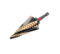 C.K Vorteck 1/4" Hex Impact HSS Cobalt Metal Multi Step Cone Drill Bits + Set