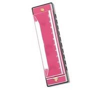 C Key 10-hole Unique Rose Red Exquisite Harmonica Instrument Suitable For Beginners Harmonica Suitable For Beginners