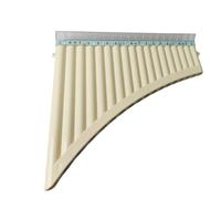 C Key 18 Pipes Pan Flute with Mouthpiece Easy-to-Learn Wind Instrument for Students Beginners Carrying Bag