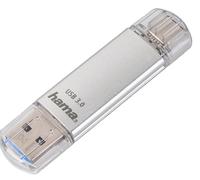 16Gb USB Flash Drive with USB 3.0 & USB 3.1 Type-C Silver, 00124161