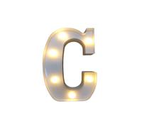 (C) LED English Letter And Symbol Pattern Night Light Home Room Proposal Decor Creative Modeling Lights For Bedroom Birthday Party