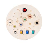 (C) Led Light Busy Board Sensory Board Button Switch Toy Compatible With Electronic Learning