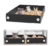 C-LIGHT Ferret Cage Scatter Guard Set, Anti-Splash Barrier, Rustproof