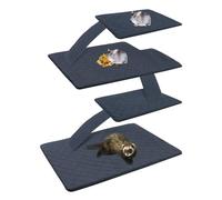 C-LIGHT Waterproof Fleece Liner for Ferret Nation & Critter Nation Cage, 4-Layer Absorbent Pad with Ultrasonic Welding, Chinchilla Cage Accessories kit, Anti-Leak, Odor Control (All Set-A)