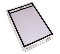 C-line 6 x 9 Inch Stitched Shop Ticket Holders - Clear (Pack of 25)