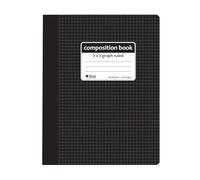 C-Line Composition Notebook, 5 x 5, Graph Ruled, Black Marble (22301)