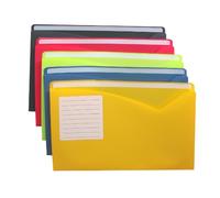 C-Line Write-On Poly File Jackets, Multi-Colour