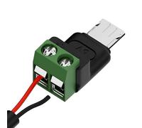 C Male Adapter - 2 Pin Quick Connect Plug, Solderless USB Cable Connection, Fast Power and Data Connection, Compact, Easy to Install Design, Perfect for Mobile Devices in the