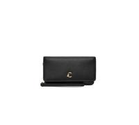 Coccinelle Purse Clutch C-Me Envelopes Grained Leather Noir Black