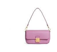 Coccinelle C-Me Lock Shoulder Bag Leather 24 cm pink