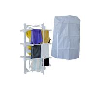 C Mini 3-Tier 220W Electric Dryer with Rack Cover & Hooks