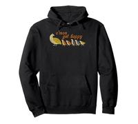 C’mon Get Happy Retro Quail Family Cute Design Pullover Hoodie