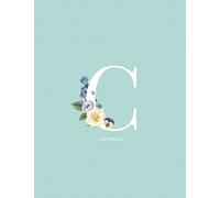 C: Monogram Initial A Notebook Lined paper Journal & Diary for Writing & Notes -nature (The first of the name)