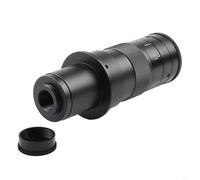 C-Mount Zoom Microscope Lens, 0.7-4.5X Optical, 6.5:1 Ratio, Alloy Construction, for Industrial Video Microscopy and Inspection(120X)