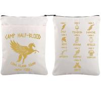 C-mp Half Blood Book Sleeve Percy Merchandise Heroes of Olympus Book Protector for Book Lover Gift Half Bl-od Merch (BS, Camp HB BS)