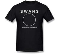C.N. Men's The Swans Band Logo Sign T-Shirt Black